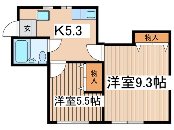 第２中村ビルの物件間取画像